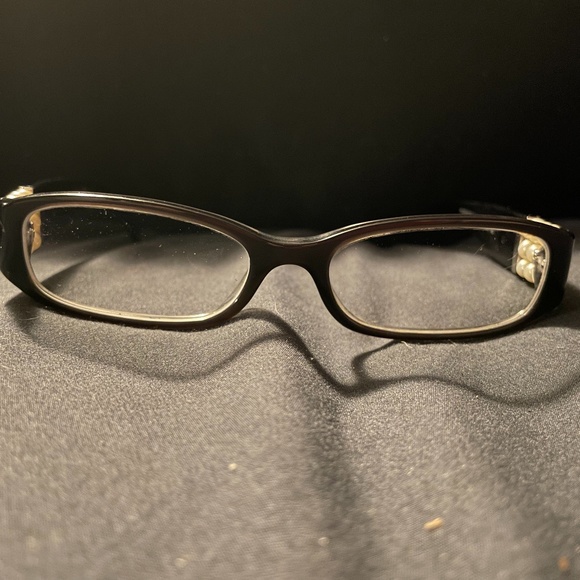 Rare Chanel Eyeglasses Womens Collection Perle Black Optic Italy Rare Frames - Picture 5 of 8